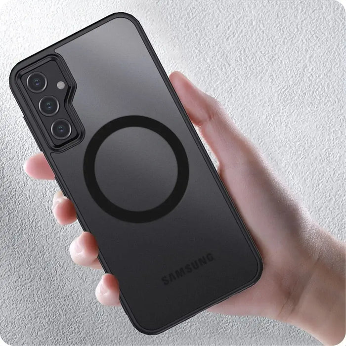 Tech-Protect MagMat MagSafe Case for Samsung Galaxy A55 5G - Matte Black - Cell phone cases and covers<<<HurtelXML
