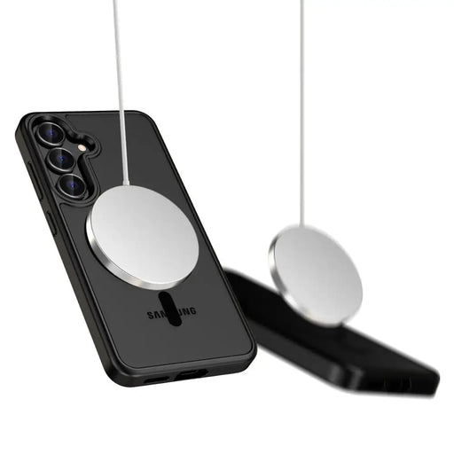 Tech-Protect MagMat MagSafe Case for Samsung Galaxy S25+ - Black - Cell phone cases and covers<<<HurtelXML