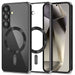 Tech-Protect MagMat MagSafe Case for Samsung Galaxy S25 - Clear Black - Cell phone cases and covers<<<HurtelXML