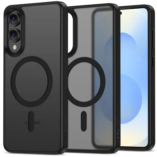 Tech-Protect MagMat MagSafe Case for Samsung Galaxy S25 Edge - Matte Black - Cell phone cases and covers<<<HurtelXML