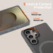 Tech-Protect MagMat MagSafe Case for Samsung Galaxy S25 Ultra - Clear Gray - Cell phone cases and covers<<<HurtelXML