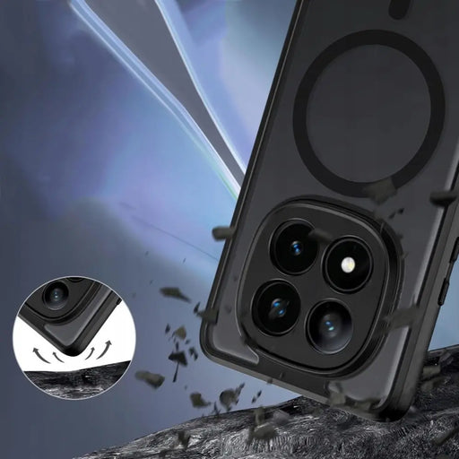 Tech-Protect MagMat MagSafe Case for Xiaomi Redmi Note 14 Pro 5G / Poco X7 5G - Matte Black - Cell phone cases