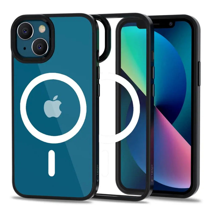 Tech-Protect MagMat MagSafe iPhone 13 Case - Clear Black - Cell phone cases and covers<<<HurtelXML