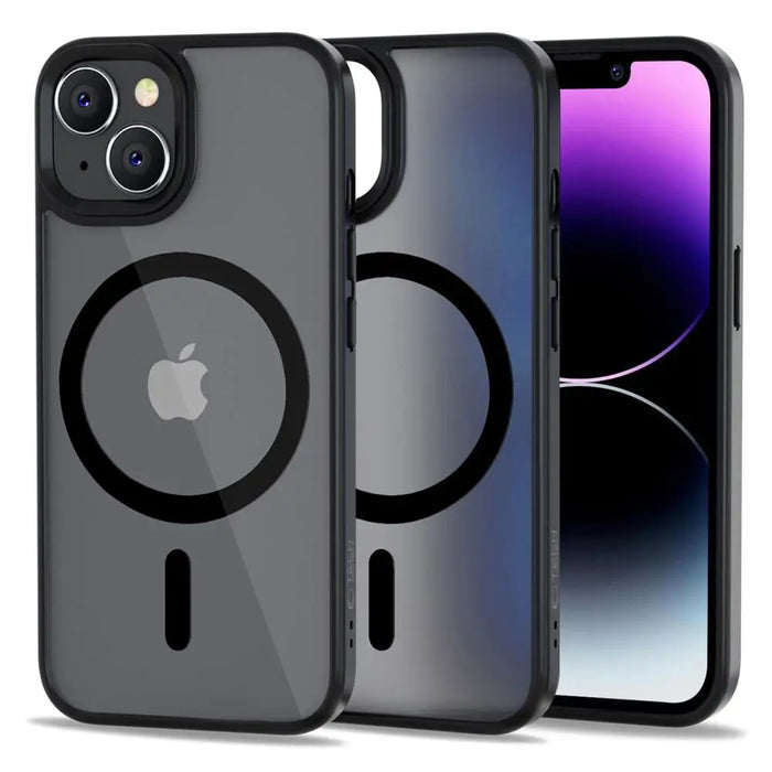 Tech-Protect MagMat MagSafe iPhone 14 Case - Matte Black - Cell phone cases and covers<<<HurtelXML