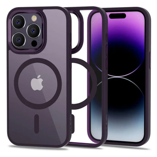 Tech-Protect MagMat MagSafe iPhone 14 Pro Case - Clear Purple - Cell phone cases and covers<<<HurtelXML