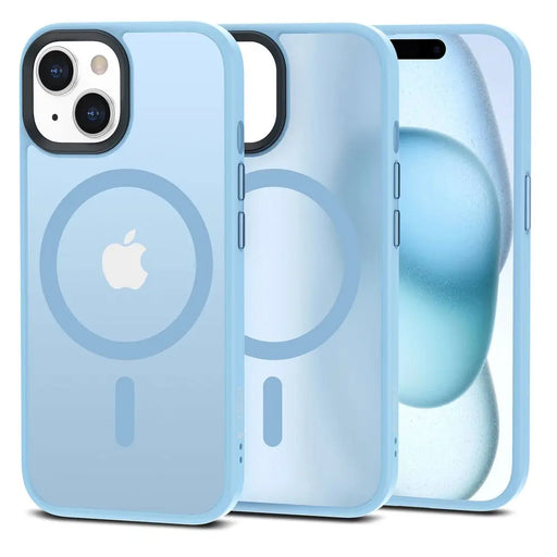 Tech-Protect MagMat MagSafe iPhone 15 Case - Matte Blue - Cell phone cases and covers<<<HurtelXML