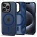 Tech-Protect MagMat MagSafe iPhone 15 Pro Case - Matte Navy Blue - Cell phone cases and covers<<<HurtelXML