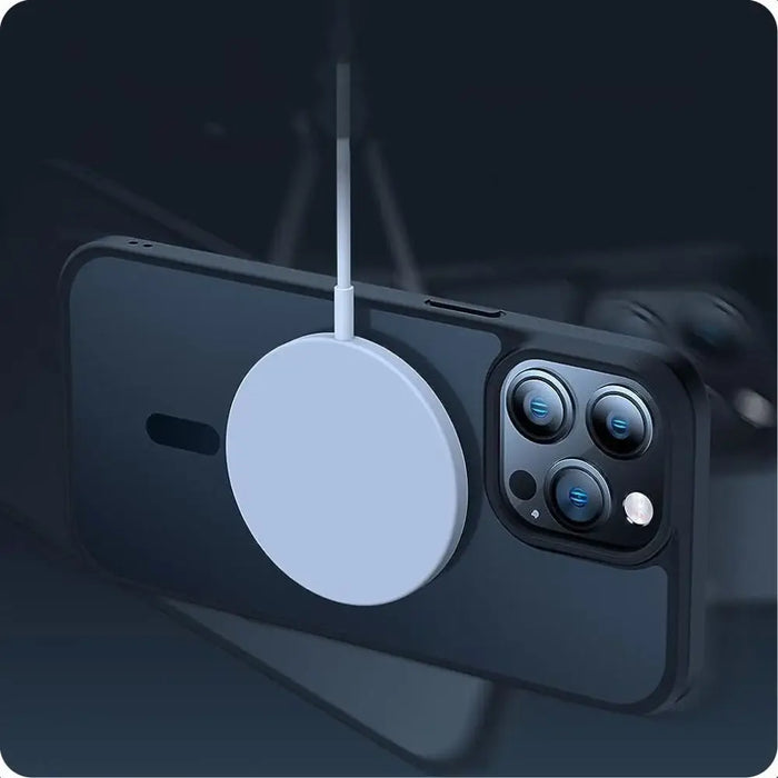 Tech-Protect MagMat MagSafe iPhone 15 Pro Case - Matte Navy Blue - Cell phone cases and covers<<<HurtelXML
