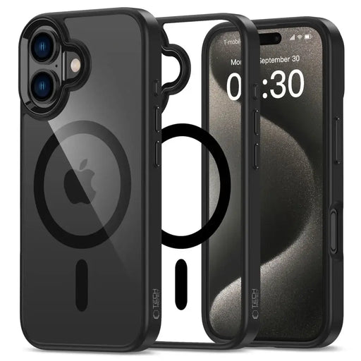 Tech-Protect MagMat MagSafe iPhone 16 Plus Case - Clear - Cell phone cases and covers<<<HurtelXML