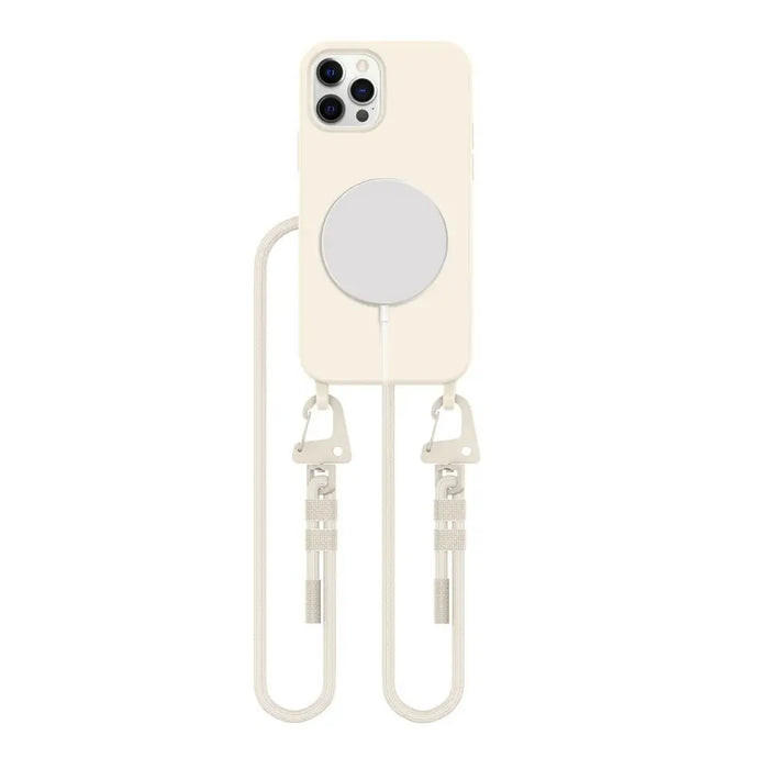 Tech-Protect MagNecklace MagSafe Case for iPhone 12 / 12 Pro - Beige - Cell phone cases and covers<<<HurtelXML