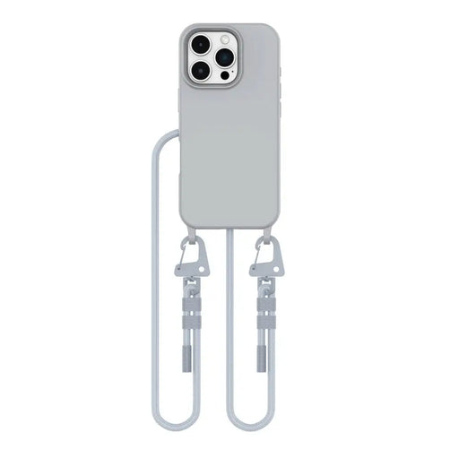 Tech-Protect MagNecklace MagSafe Case with Lanyard for iPhone 16 Pro Max - Gray - Cell phone cases