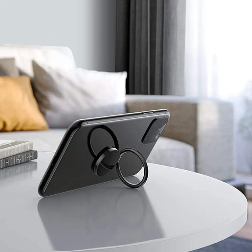 Tech-Protect Magnetic Phone Ring Holder / Ring with Stand Function - Pink Flowers - Cell phone holders<<<HurtelXML
