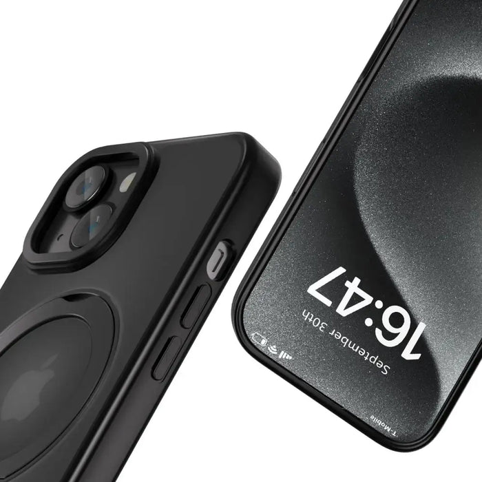 Tech-Protect MagRing MagSafe Case with Stand for iPhone 15 - Black - Cell phone cases and covers<<<HurtelXML