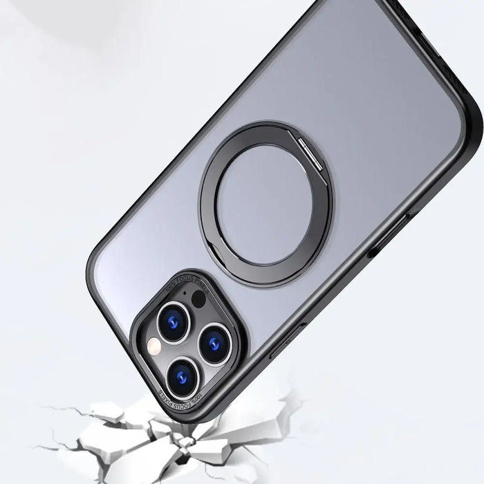Tech-Protect MagRing MagSafe Case with Stand for iPhone 16 Pro - Black - Cell phone cases and covers<<<HurtelXML
