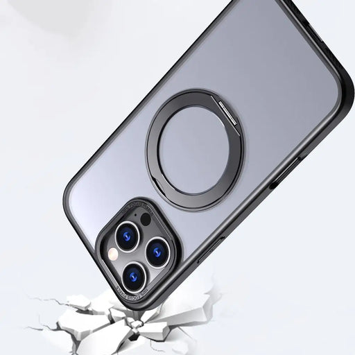 Tech-Protect MagRing MagSafe Case with Stand for iPhone 16 Pro Max - Black - Cell phone cases and covers<<<HurtelXML