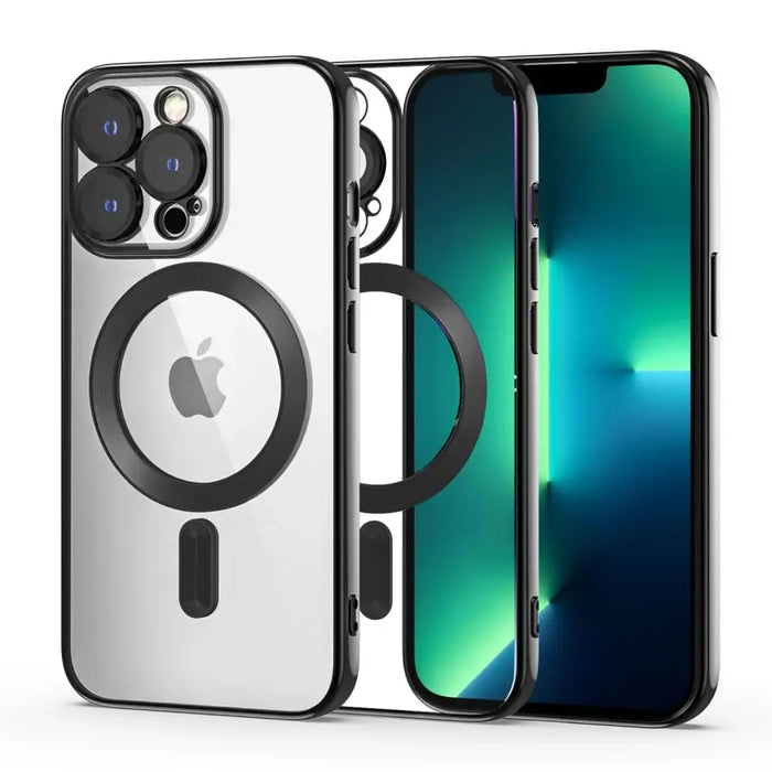 Tech-Protect MagShine Line MagSafe case for iPhone 13 Pro - black - Cell phone cases and covers<<<HurtelXML