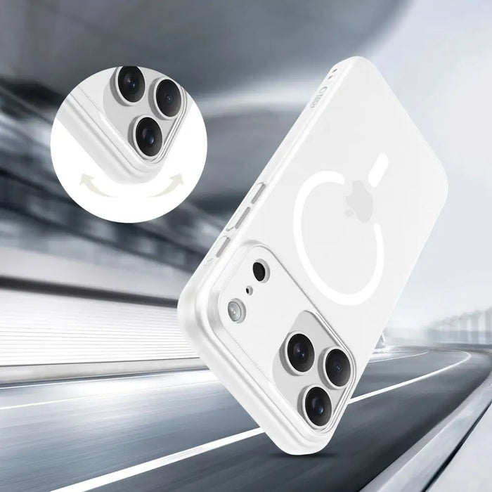 Tech-Protect MagSlim MagSafe Case for iPhone 17 Pro - Matte White - Cell phone cases and covers<<<HurtelXML