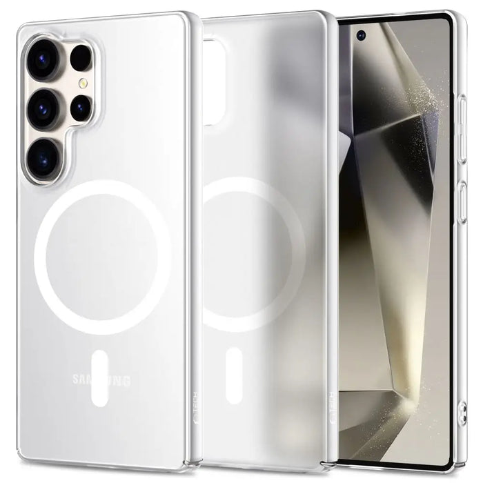 Tech-Protect MagSlim MagSafe Case for Samsung Galaxy S25 Ultra - Clear - Cell phone cases and covers<<<HurtelXML