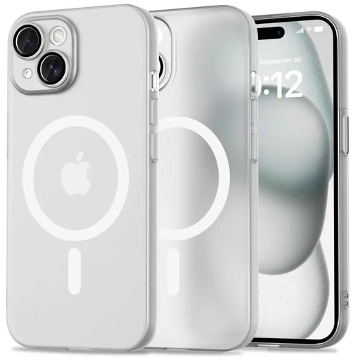 Tech-Protect MagSlim MagSafe iPhone 15 Case - White - Cell phone cases and covers<<<HurtelXML