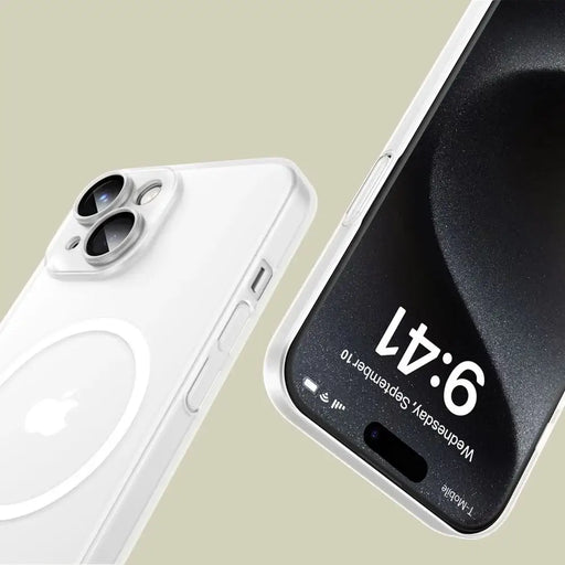 Tech-Protect MagSlim MagSafe iPhone 15 Case - White - Cell phone cases and covers<<<HurtelXML