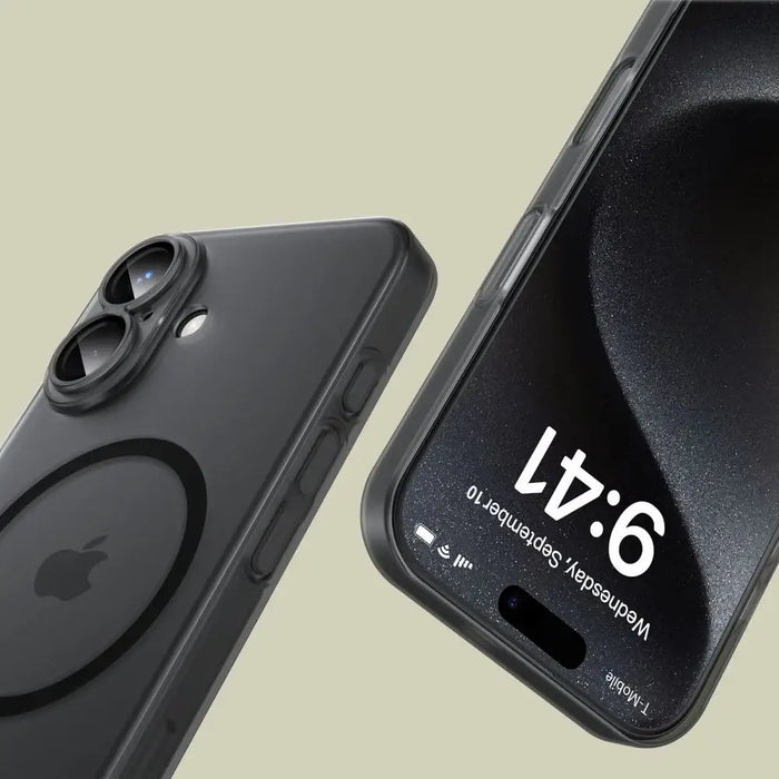 Tech-Protect MagSlim MagSafe iPhone 15 Pro Case - Black - Cell phone cases and covers<<<HurtelXML