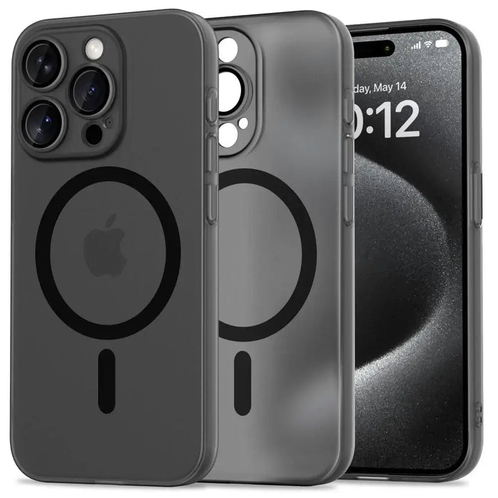 Tech-Protect MagSlim MagSafe iPhone 15 Pro Case - Black - Cell phone cases and covers<<<HurtelXML