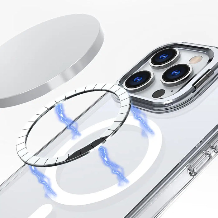 Tech-Protect MagStand MagSafe Case for iPhone 16 Pro - Clear - Cell phone cases and covers<<<HurtelXML