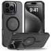 Tech-Protect MagStand MagSafe Case with Stand for iPhone 16 Pro Max - Semi-Transparent - Cell phone cases