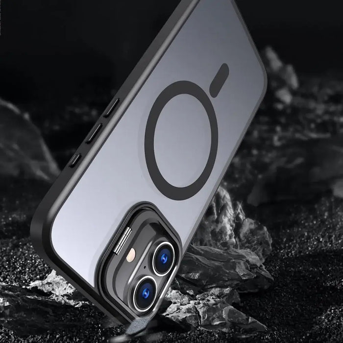Tech-Protect MagStand MagSafe Case with Stand for iPhone 16 - Semi-Transparent - Cell phone cases and covers<<<HurtelXML