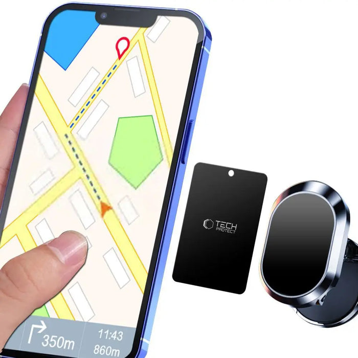 Tech-Protect MetalPlate magnetic plates for car holders - black (4 pcs.) - Other cell phone equipment<<<HurtelXML