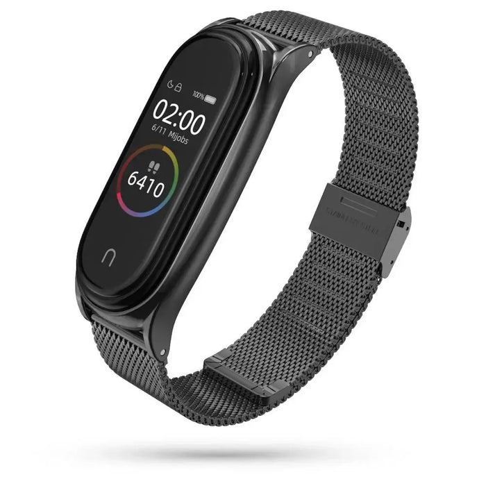 Tech-Protect MilaneseBand Strap for Xiaomi Mi Smart Band 5 / 6 / 6 NFC - Black - Other cell phone equipment<<<HurtelXML