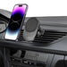 Tech-Protect MM15W-V1 Car Phone Holder with MagSafe 15W Wireless Charger for Cockpit/Air Vent - Black - Cell phone USB