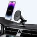 Tech-Protect MM15W-V1 Car Phone Holder with MagSafe 15W Wireless Charger for Cockpit/Air Vent - Black - Cell phone USB