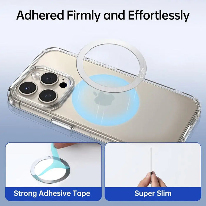 Tech-Protect MMP-110 2in1 MagSafe Ring - Silver / Silver - Cell phone holders<<<HurtelXML