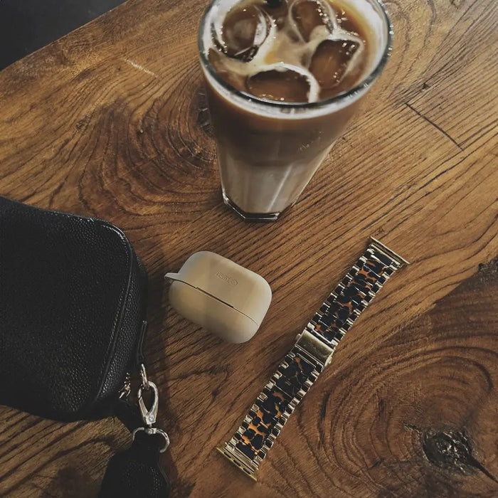 Tech-Protect Modern Apple Watch Strap 4 / 5 / 6 / 7 / 8 / 9 / SE (38 / 40 / 41 mm) - Gold / Leopard - Other cell phone