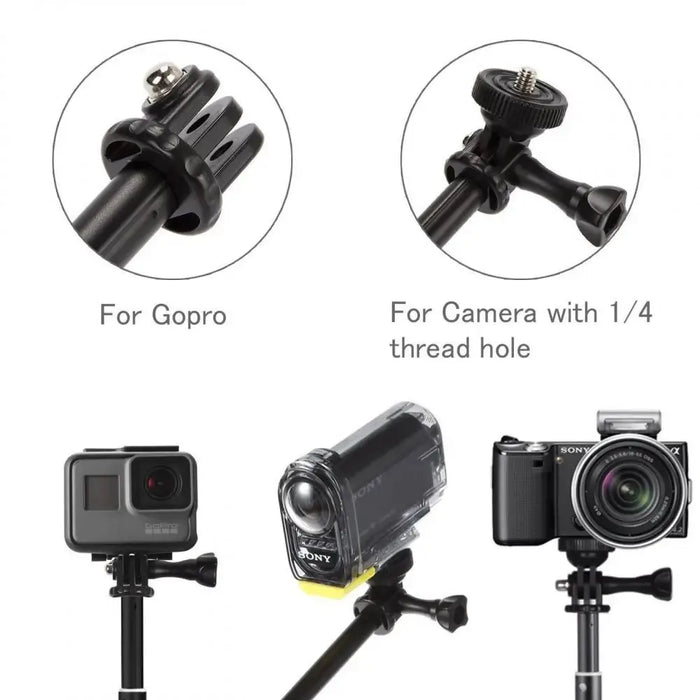 Tech-Protect Monopad for GoPro Hero with Selfie Stick up to 92cm - Black - Photo accessories<<<HurtelXML