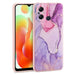 Tech-Protect Mood Case for Xiaomi Redmi 12C - Pink Marble - Cell phone cases and covers<<<HurtelXML