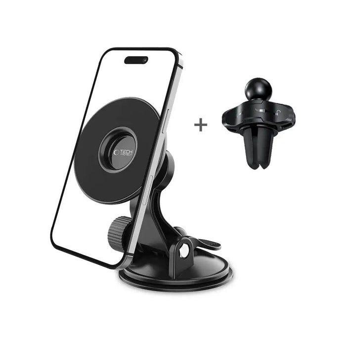 Tech-Protect N50 MagSafe Car Magnetic Phone Holder for Cockpit/Air Vent - Black - Cell phone holders<<<HurtelXML