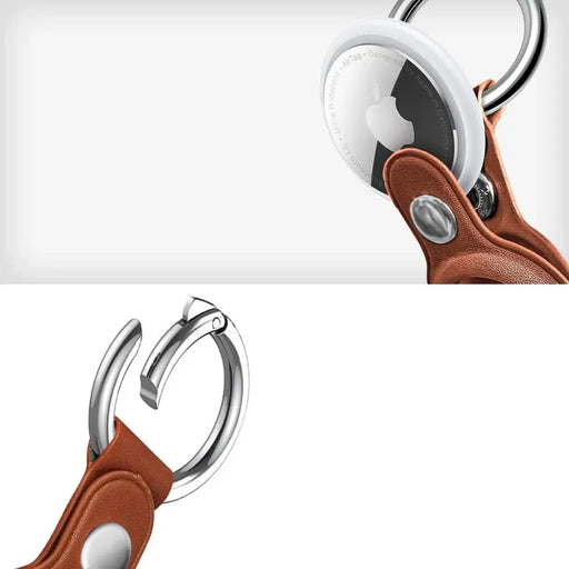 Tech-Protect NaturalFit Case for Apple AirTag 1/2 - Brown - Cell phone cases and covers<<<HurtelXML