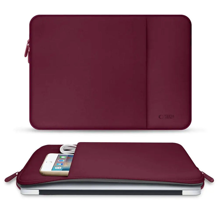 Tech-Protect Neoprene Laptop Case 13’’ - Burgundy - Laptop bags<<<HurtelXML