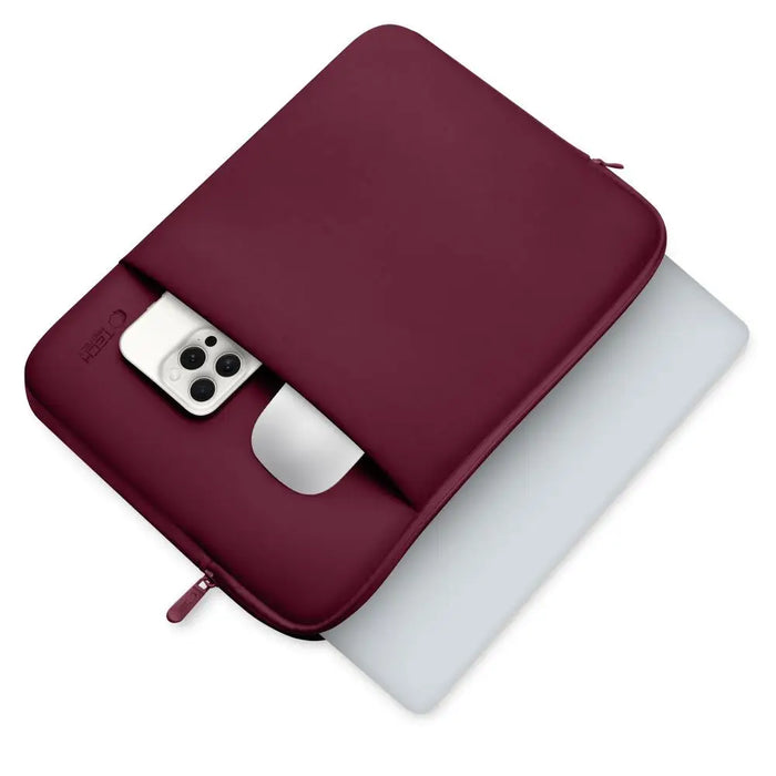 Tech-Protect Neoprene Laptop Case 13’’ - Burgundy - Laptop bags<<<HurtelXML