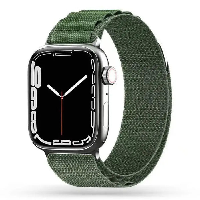 Tech-Protect Nylon Pro Strap for Apple Watch 4 / 5 / 6 / 7 / 8 / 9 / SE / Ultra 1 / 2 (42/44/45/49 mm) - Dark Green