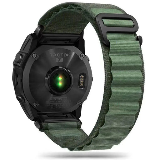Tech-Protect Nylon Pro Strap for Garmin Fenix 5 / 6 / 6 Pro / 7 - Dark Green - Other cell phone equipment<<<HurtelXML
