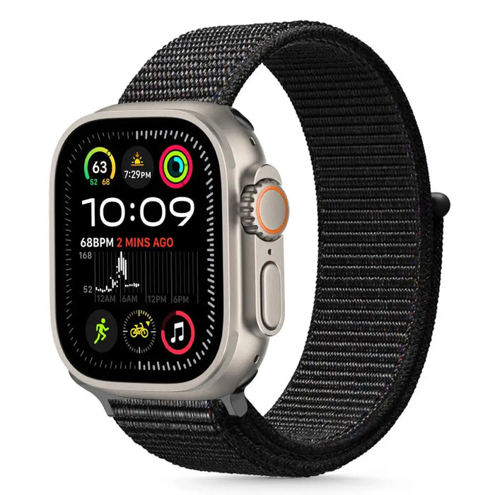 Tech-Protect Nylon Strap for Apple Watch 44 / 45 / 46 / 49 mm - Black - Other cell phone equipment<<<HurtelXML
