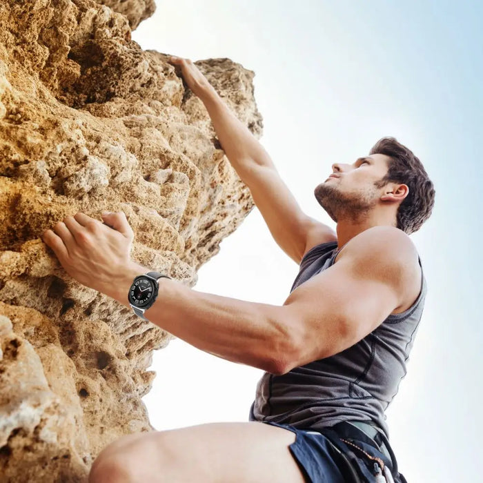 Tech-Protect Nylon Strap for Samsung Galaxy Watch Ultra (47mm) - Black/Orange - Other cell phone equipment<<<HurtelXML