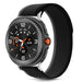 Tech-Protect Nylon Stripe Strap for Samsung Galaxy Watch 40/44/46 mm - Black and Orange - Other cell phone