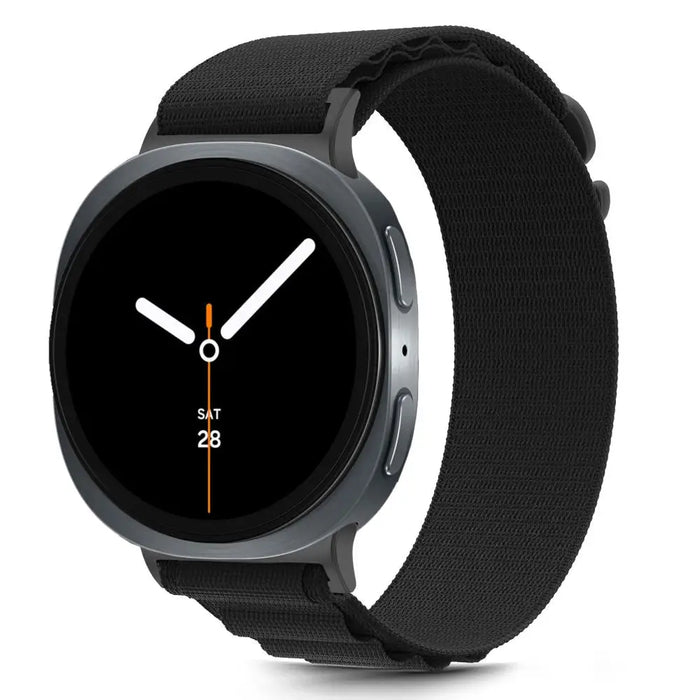 Tech-Protect Nylon Stripe Strap for Samsung Galaxy Watch 40/44/46 mm - Black - Other cell phone equipment<<<HurtelXML
