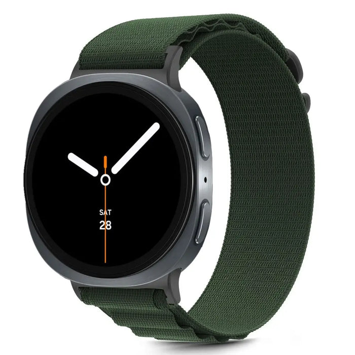 Tech-Protect Nylon Stripe Strap for Samsung Galaxy Watch 40/44/46 mm - Green - Other cell phone equipment<<<HurtelXML