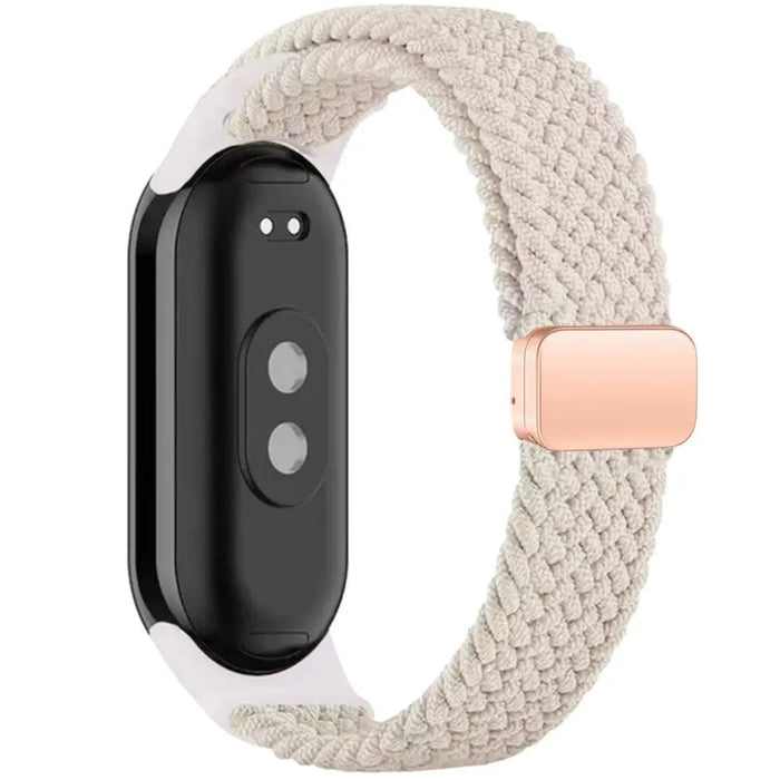 Tech-Protect NylonMag Strap for Xiaomi Smart Band 8 / 9 / NFC - Beige - Smartwatch straps and cases<<<HurtelXML