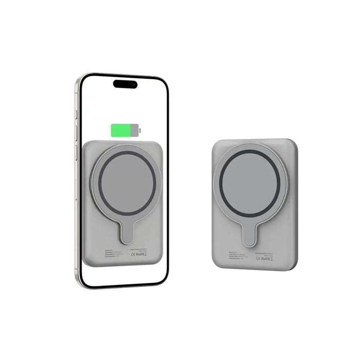 Tech-Protect PB10 LifeMag MagSafe 5000 mAh powerbank - titanium - Powerbanks<<<HurtelXML